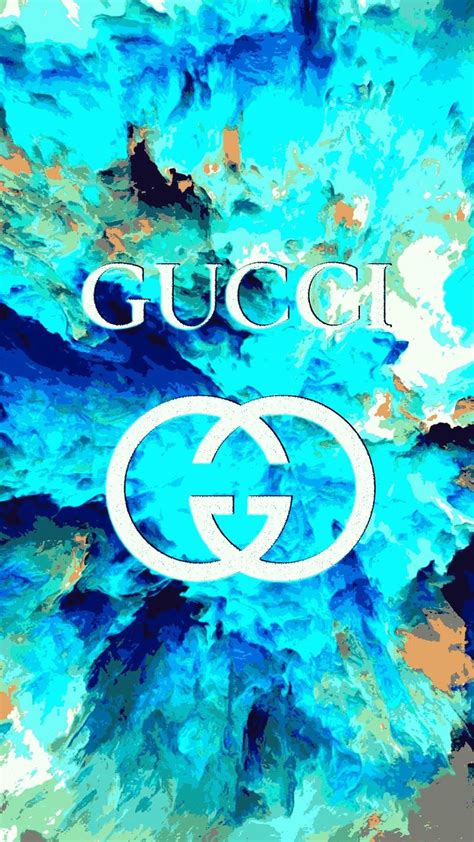 gucci blue wallpaper|gucci aesthetic wallpaper.